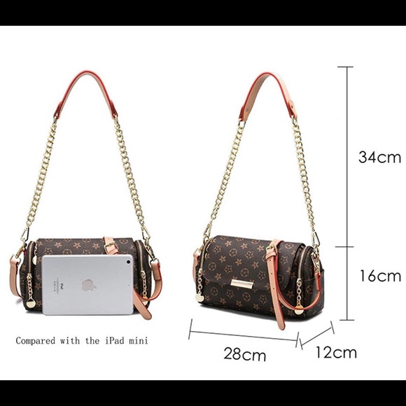 Women's Chain Handbag Printed Shoulder Messenger - Picture 5 of 6